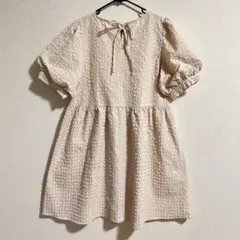 COLZA 半袖フレアワンピース Sサイズ