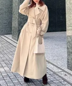 【美品】eimyistoire belted chester coat
