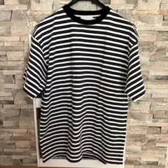 beauty&youth別注　TOWN ボーダーTシャツ