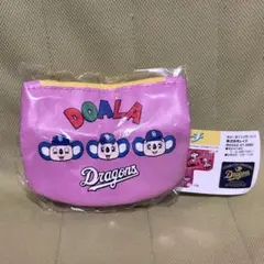 ドアラの小銭ポーチ　パープル　(ピンク)