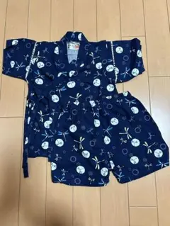 西松屋　子供服　男の子　甚平　浴衣　90サイズ 紺　青　キッズ　夏服