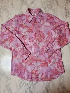a.v.v homme 花柄 マーブル ワイシャツ size48