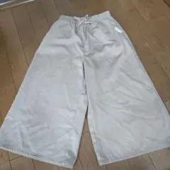 Ankank ベージュ ワイドパンツ140cm