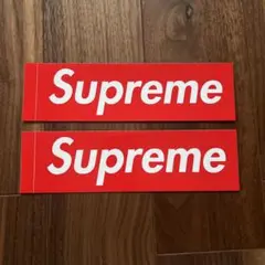 【新品未使用】supreme ステッカーx2枚