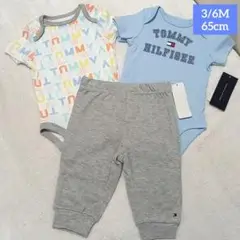 海外限定! TOMMY HILFIGER ベビー ロンパース セット 男の子