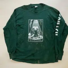 90s アートT XLサイズ ロンTフルーツボディ geno simonetti