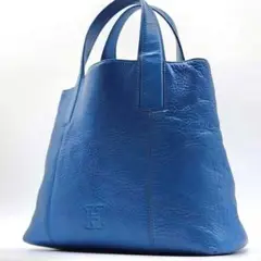 希少カラー 良品 HIROFU ヴィータ ハンドバッグ シボレザー　c890