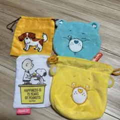 キャラクターポーチセット 4点