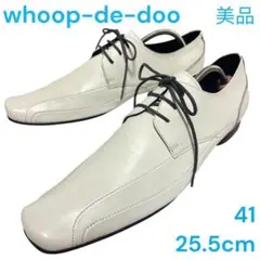 美品☆whoop-de-doo フープディドゥ　ドレス　41　25.5　ホワイト