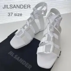 【新品】JIL SANDER ジルサンダー ホワイト サンダル 37