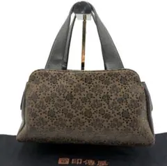 【美品】印傳屋 ハンドバッグ
