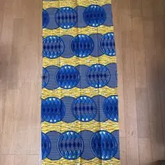 イエロー×ブルー　アフリカンファブリック