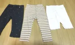 ベビーレギンス　3枚　80cm