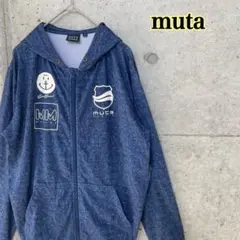 【大人気!】ムータ MUTA ラッシュパーカー 総柄 パーカー サーフィン