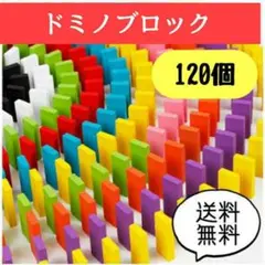 カラードミノ 12色 120個 知育玩具 積み木 木製 おもちゃ 子ども