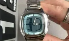 big tic fossil y2k 時計　腕時計　archive ブルー