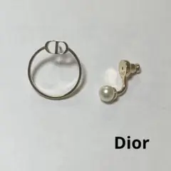 Christian Dior ピアス 片方 パール CD