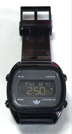 adidas アディダスオリジナルス デジタル腕時計 ブラック