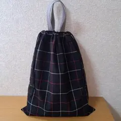 ハンドメイド　巾着袋　体操着袋　給食着袋　体操服袋　体操着入れ　小物入れ　066