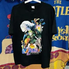 ゼルダの伝説　Tシャツ メンズ　半袖　全員集合　人気ゲーム　キャラクター