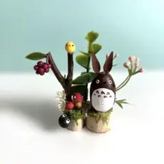 どんぐりアート　オブジェ　木の実