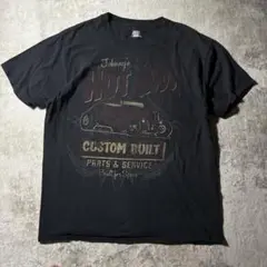 古着HanesJohnny's Hot Rods カスタムビルド TシャツＬ