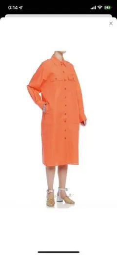 メゾンキツネ MAISON KITSUNE シャツワンピース