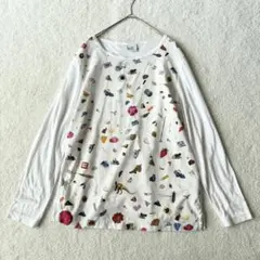 ポールスミス マルチデザイン カラフル 長袖 カットソー XL 大きい 美品