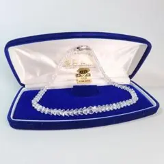 【未使用・長期保管品】英雅堂・天然水晶クリスタルネックレス/保証付き白水晶