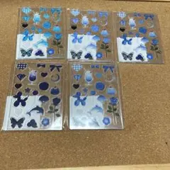 キャラ福くじ　おなまえカスタム 1color Blue パーツセット