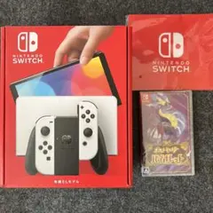Nintendo Switch本体有機EL JCホワイト+ポケモンバイオレット