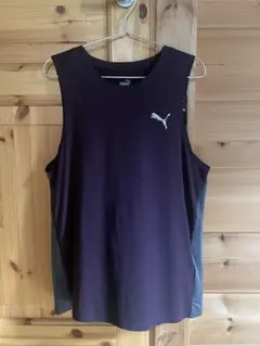 PUMA ノースリーブ トップス　ダークパープル