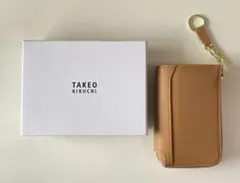 タケオキクチ　レザーキーケース　新品