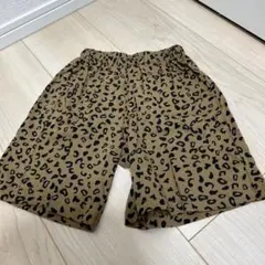 未使用　レオパード柄　ハーフパンツ　110センチ　女の子用　綿100