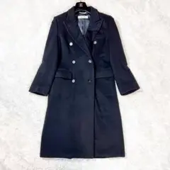 美品✨マックスマーラ カシミヤ100 ダブルチェスターコート 大きいサイズ 42