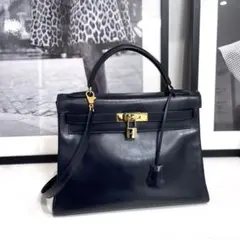 HERMES エルメス バーキン35 ボックスカーフ ブラック