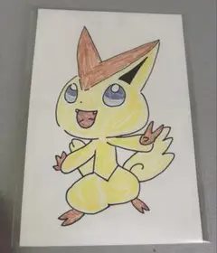 ビクティニ 手描き イラスト