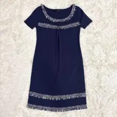 マテリアミラノ ニットワンピース　ツイード