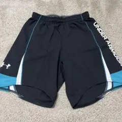 UNDER ARMOUR ハーフパンツ 黒/青