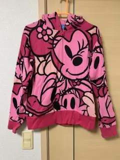 東京ディズニーリゾート ミニーマウス デイジー パーカー Sサイズ ピンク