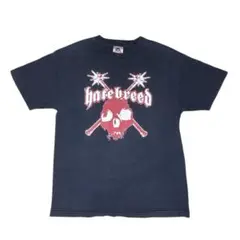 hatebreed スカルデザイン Tシャツ ネイビー
