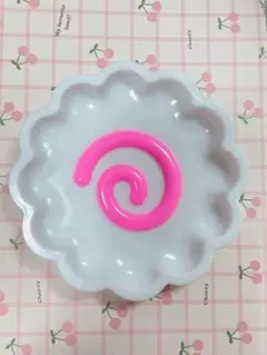 【No.625】なると☆小物入れ 白×ピンク