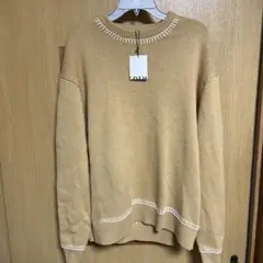 ザラ ZARA ニットセーター 長袖 tシャツ カジュアル 新品未使用