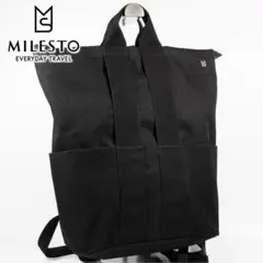 MILESTO STLAKT バックパック M リュック ブラック