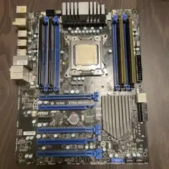 MSI X79A-GD45 8D マザーボードとI7 3820セット MSI X79A-GD45 8D マザーボードとI7 3820セットの通販 by しょ's