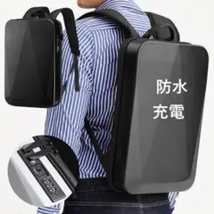 ★USB充電ポート★ 大容量 バックパック ロック付 軽量 黒 他カラー有