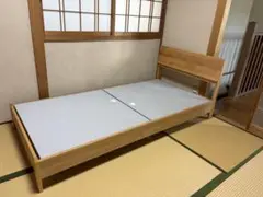 木製シングルベッドフレーム シモンズ　大阪　引取のみ