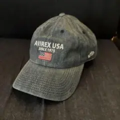 AVIREX USA キャップ アメリカ国旗刺繍
