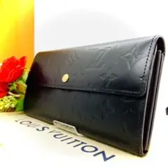 ルイヴィトン Louis Vitton 長財布 アラマント エナメル マット
