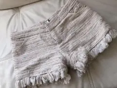 ルシェルブルー LE CIEL BLUE シルクショートパンツ タッセル